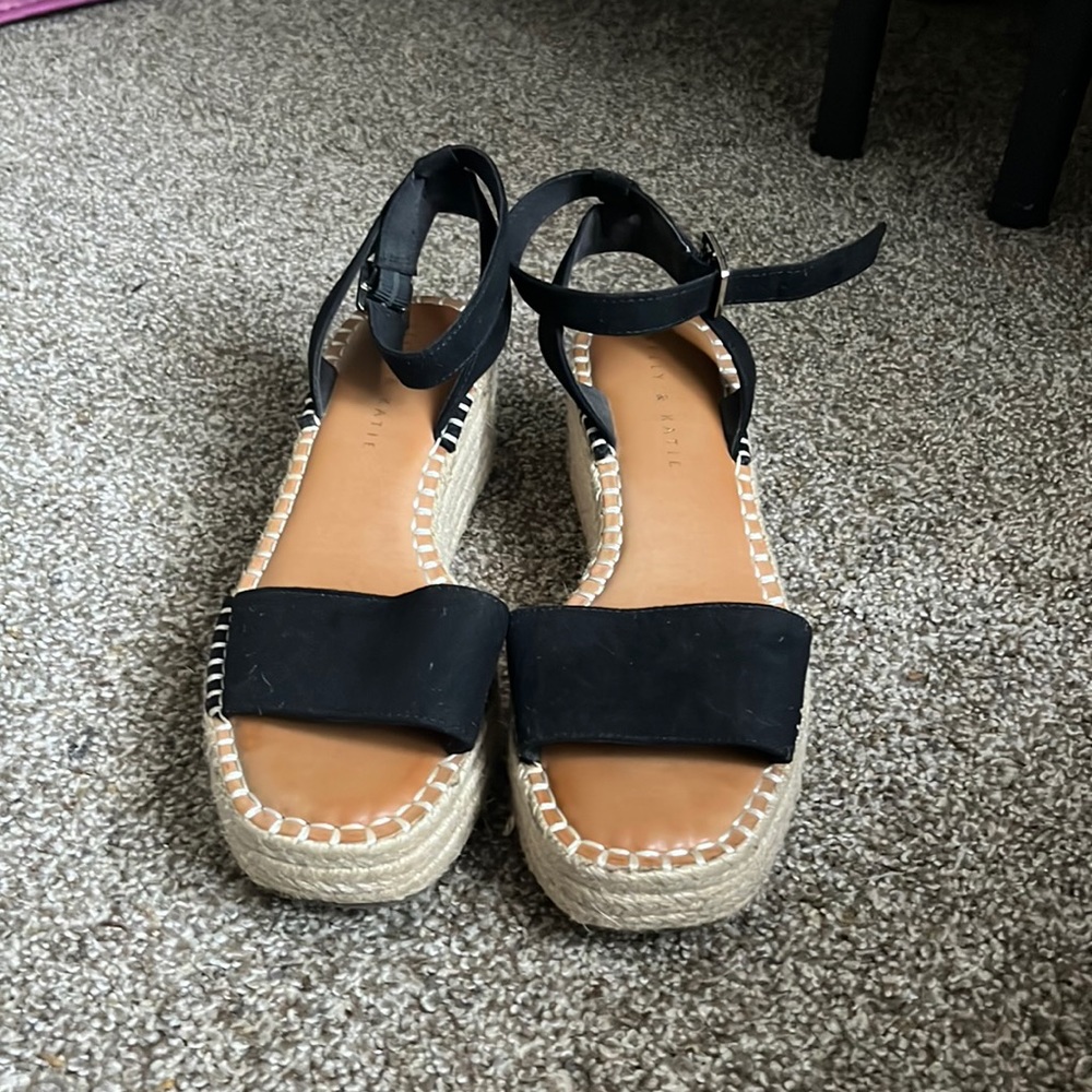 Kelly & Katie espadrille wedge sandals